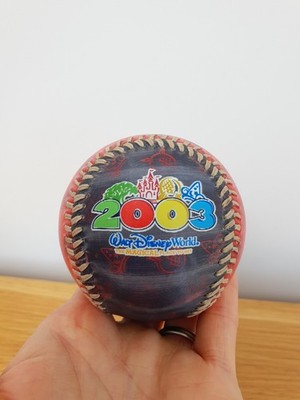 Walt Disney World Mickey Mouse 2003 Baseball Sammlerstück linsenförmig 3D Bewegung