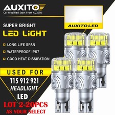 2-20pc 912 921 T15 W16w Backup Reverse Light Super Bright White Canbus Led Bulb 2-20pc 912 921 T15 W16w Backup Reverse Light Super Bright White Canbus Led Bulb