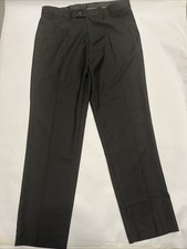 NEW Men  s Trousers Black Dress Tuxedo Pants Straight Leg Slacks Size X-Large