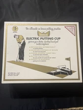 Golden Eagle Electric Golf Putting Cup, Vintage 1969 w/ Original Box