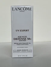 New! Lancome UV Expert Aquagel Defense SPF 50+ Sunscreen 1 FL OZ/30ml SEALED