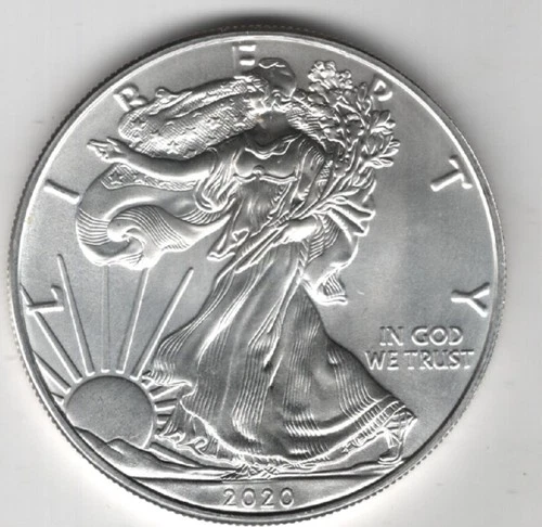 2020 WALKING LIBERTY AMERICAN EAGLE .999 FINE SILVER DOLLAR COIN 1oz. $1 USA