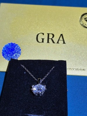 Sunflower 2 Ct Moissanite Necklace