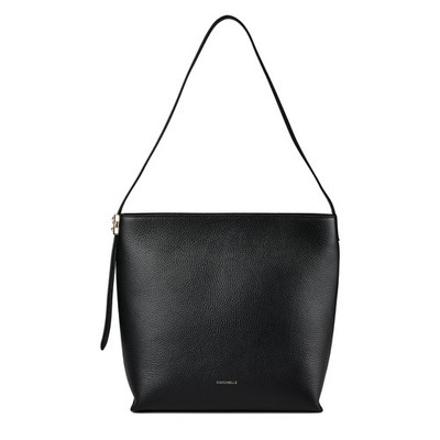 Coccinelle C-Me Lock Schultertasche Leder 29cm #COC-E1U4K130201 (noir)