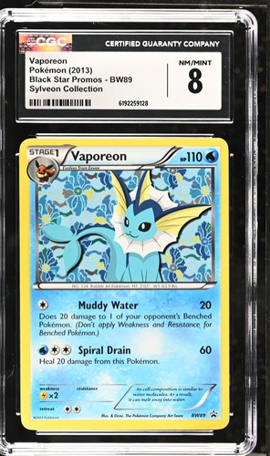 Vaporeon graded CGC 8 for sale on eBay
