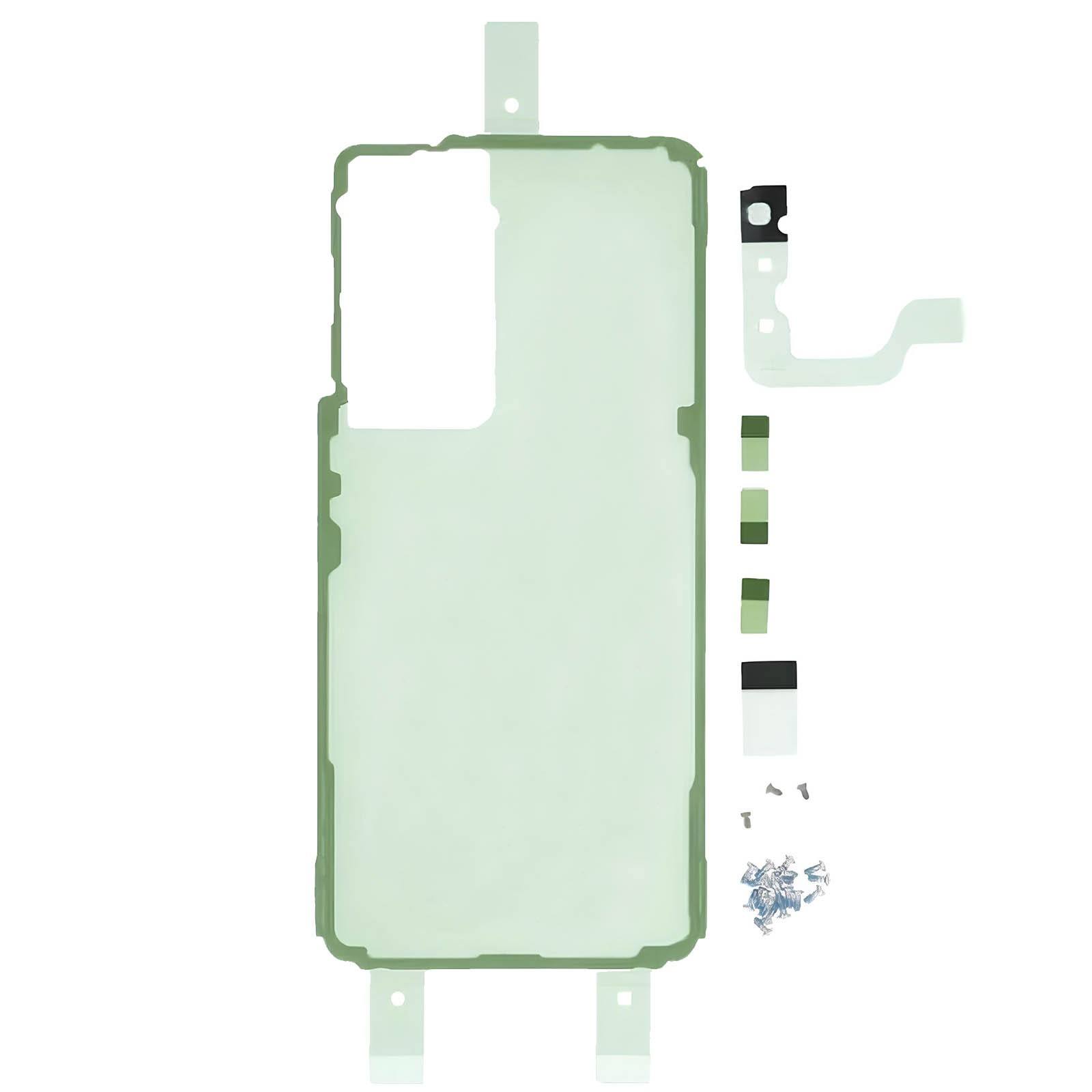 Adhésif Vitre Arrière Samsung S21 Original Transparent - Éviter la Poussière après Réparation