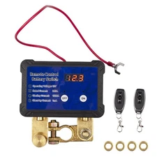 Car Remote battery shut off switch 12V suitable for boats, RVs, trailers, trucks