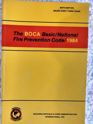 The BOCA National Fire Prevention Code / 1990