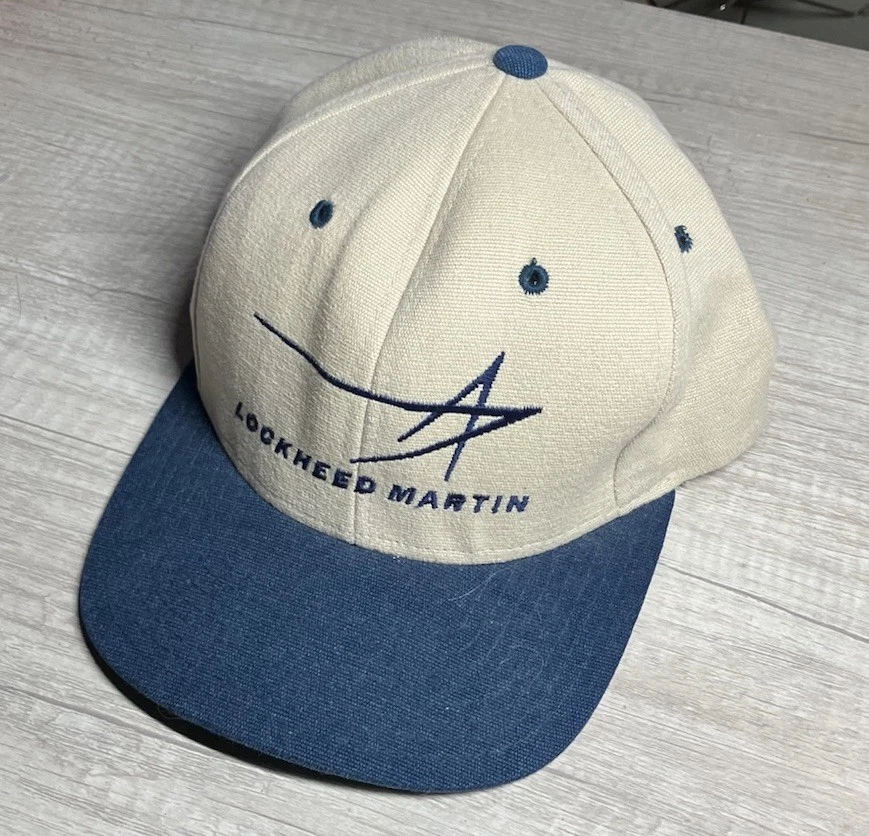 Vintage Lockheed Martin Hat Cap One Size Strapback Yupoong - Image 2 of 4