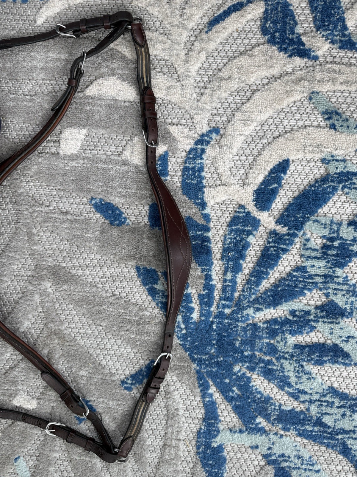 Antares Bridge Breastplate w/ Running Martingale Attachment Size 2 Brown