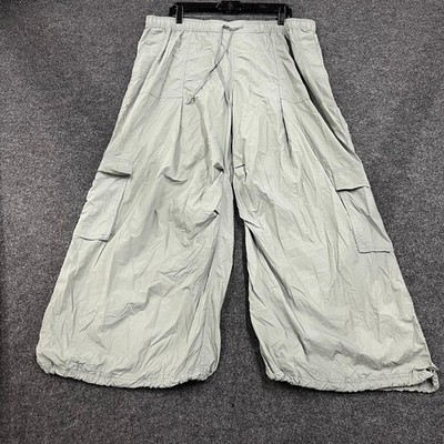 DAILY PRACTICE X Anthropologie Base Jump Parachute Pants Women's Sz 1X