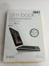 ZAGG Slim Book Ultra-Slim Tablet Keyboard And Detachable Case For IPad Mini/2/3