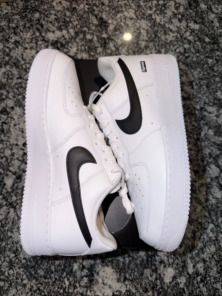 Nike Air Force 1 x Supreme Low Box Logo - White for Sale