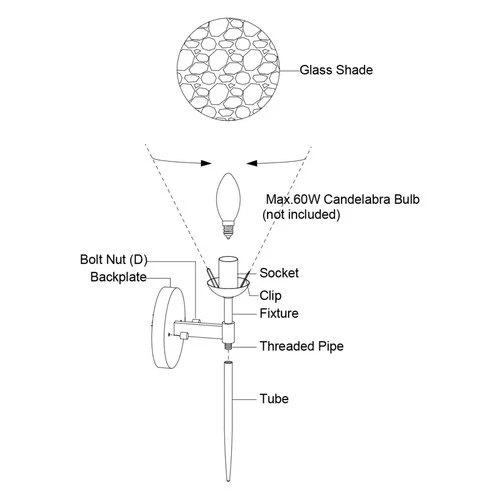 Vaxcel Lighting W0409 Olson 17" Tall Bathroom Sconce - Nickel - Picture 3 of 9