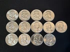 Franklin Half Dollars 51D 57N 55N 62N 54D 61N 61D 58N 58D 59N 59D 60N & 60D