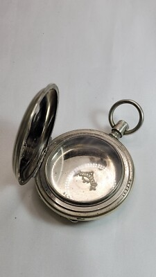 Vintage Pioneer Pocket Watch Case 12 Size Silver Plated