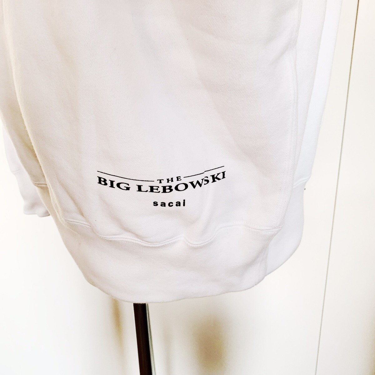 Sacai x The Big Lebowski Printed White Hoodie Sz 1 | eBay