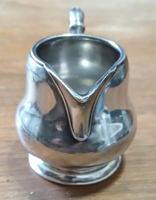Vintage Art Krupp Berndorf Silver Creamer.Little Wear. Very Nice Piece.