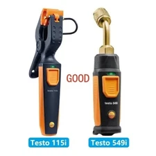 Digital Manifold High-pressure Gauge AND Pipe-clamp Thermometer Operated
