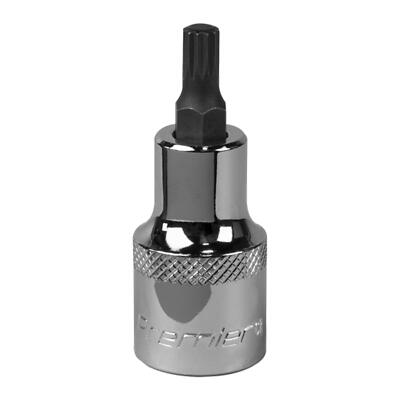 Sealey Torx Star Spline Socket Bit 1/2'' Drive Chrome Vanadium Steel M6 