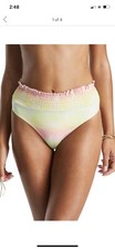 NWT Topshop Rainbow High Waist Bikini Bottom