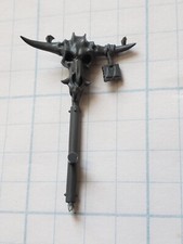 Warhammer 40k Ork Bits Nobz Boss Glyph Pole w Horned Skull