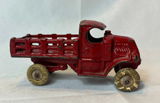 Vtg Cast Iron C Cab Stake Body Delivery Truck N8 Stamped RESTORED