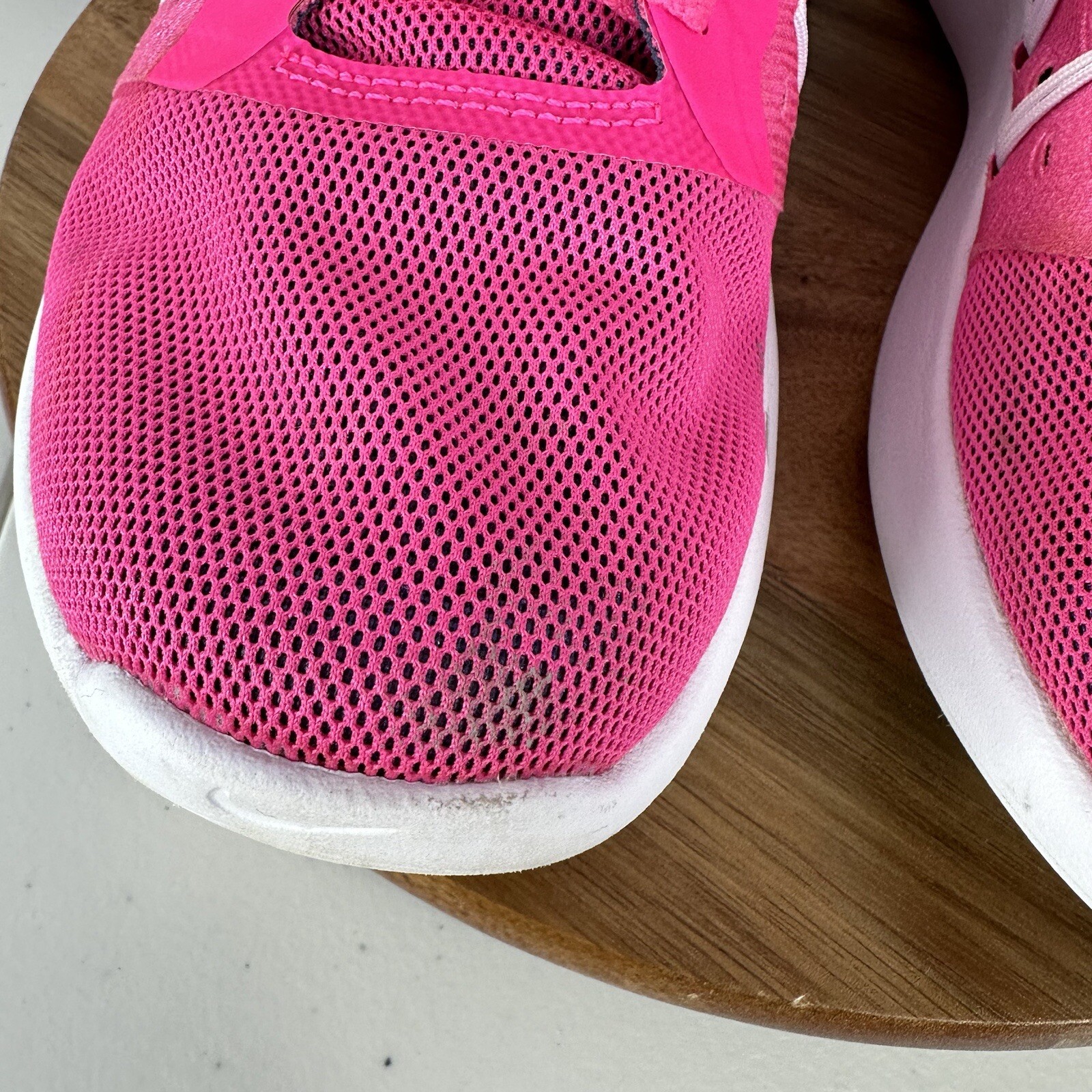 SAOLA Nike Lunastelos sneaker donna 10 rosa blu scarpa da corsa suola aderente attiva stringata