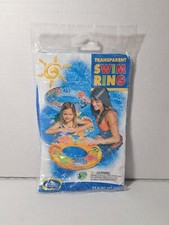 Intex The Wet Set Transparent Swim Ring Pool Float - New Factory Sealed