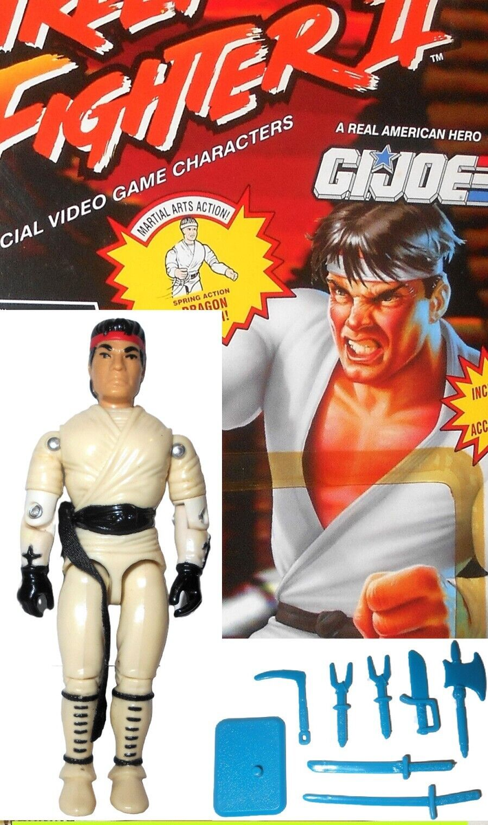 100% with FULL card *** Gi Joe Street Fighter II RYU 1993