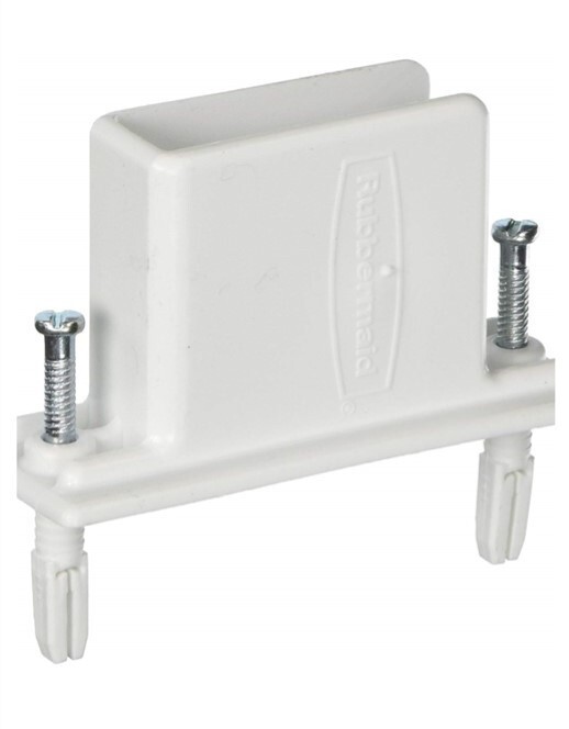 【Ｍ】 Rubbermaid Wall/End Bracket (44100) - 1 Bracket Each Bag (4-Pack