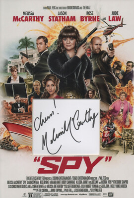 MELISSA McCARTHY Signed 12x8 Photo Display SPY & BRIDESMAIDS COA