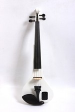 Advanced Yellow Electric Violin 4/4 Silent wooden Free Case MP3 Input EV3
