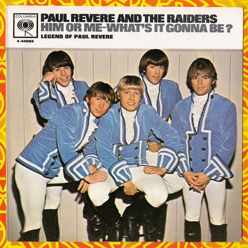Paul Revere & the Raiders 45 RPM Picture Sleeve Only - Him or Me (1967, NM) - Picture 1 of 2