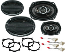 Audiobank 6x9" Front Door & Rear Deck Speakers for 2002-2011 Toyota Camry