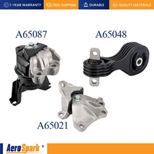 3X Engine Motor & Transmission Mount for 2012-2013 Honda Civic l4 1.8L AUTO