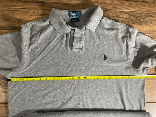 Polo By Ralph Lauren Men’s Polo Shirt Size L/G Custom Fit Gray Short Sleeve - Picture 5 of 12