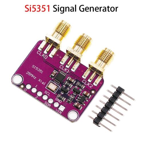 Arduno Si5351A Clock Generator Breakout Board Module Si5351 Signal Generator - Bild 1 von 10