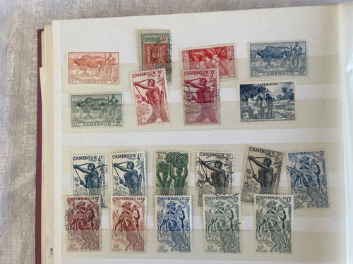 LOT DE +50 TIMBRES TOUS ETATS AFRIQUE COLONIE FRANCAISE AOF CAMEROUN - Foto 5 di 6