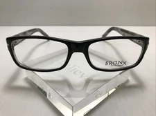 *NEW, BRONX G 53-16-130 Black Eyeglass Frames