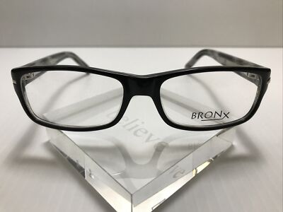 *NEW, BRONX G 53-16-130 Black Eyeglass Frames