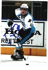 Trevor Carrick Autographed 4x6 Color Photo Mississauga St. Michael's Majors #4