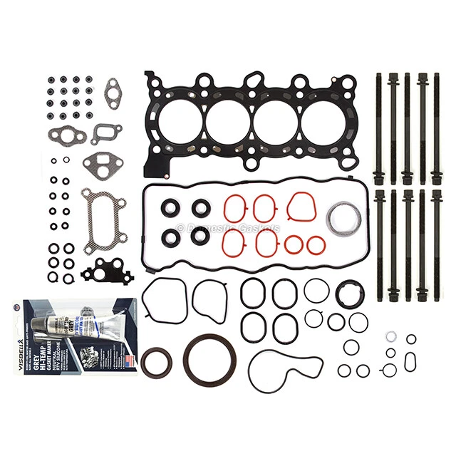 Juego completo de juntas Fit 06-15 Honda Civic 1,8 L SOHC + perno R18A1 R18Z1 GNC R18A4 R18A9 Foto 3 de 4