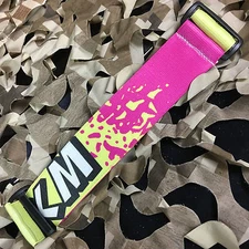 NEW KM Paintball Universal Mask Goggle Racing Strap - Pink Lemonade Yellow Pink