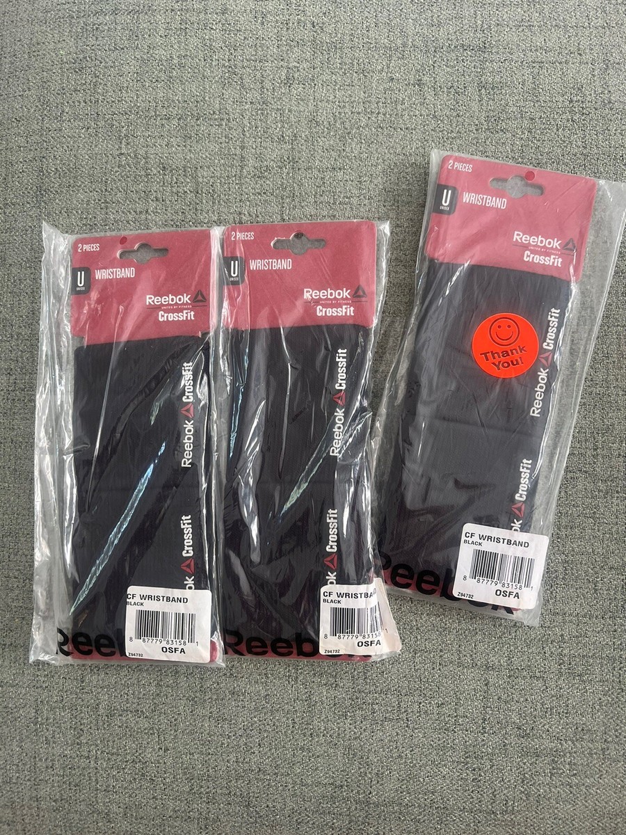 New Reebok athletic sports CrossFit Wristbands Pack