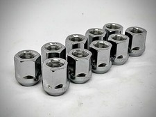Holden FX to WB 10 pcs Open End Chrome Wheel Nuts. 7/16"UNF