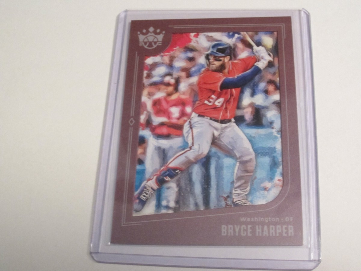 2019 Panini Diamond Kings Plum Frame Bryce Harper #143 Nationals
