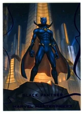 BLACK PANTHER 2022 UD Marvel Masterpieces Epic Purple Foil #72 182/199