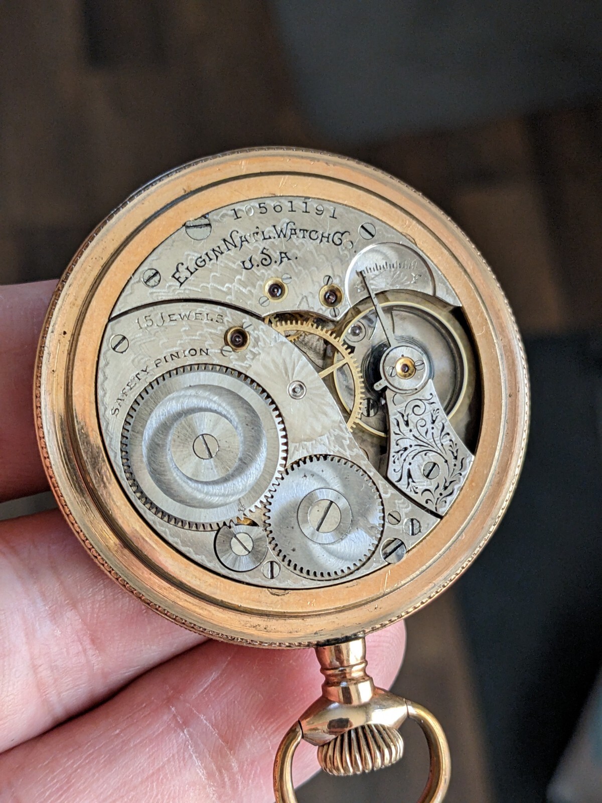 Vintage 1904 ELGIN Size 12 15 Jewels Pocket Watch 10k gold filled eBay