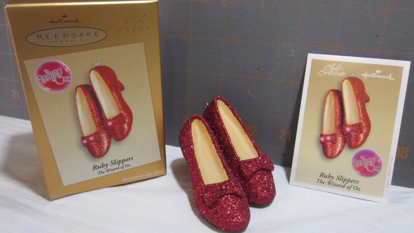2005 Hallmark QXC5004" Ruby Slippers" Ornament eBay